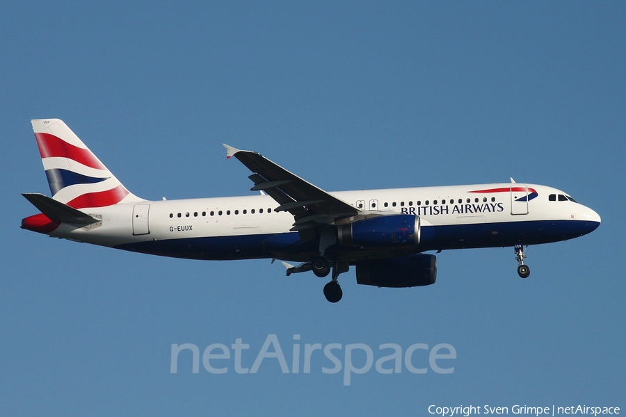 British Airways Airbus A320-232 (G-EUUX) | Photo 76798