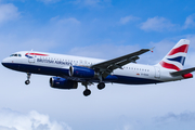 British Airways Airbus A320-232 (G-EUUX) at  London - Heathrow, United Kingdom