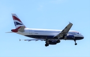 British Airways Airbus A320-232 (G-EUUX) at  London - Heathrow, United Kingdom