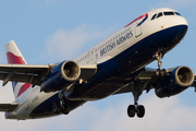 British Airways Airbus A320-232 (G-EUUX) at  London - Heathrow, United Kingdom