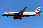 British Airways Airbus A320-232 (G-EUUX) at  Warsaw - Frederic Chopin International, Poland