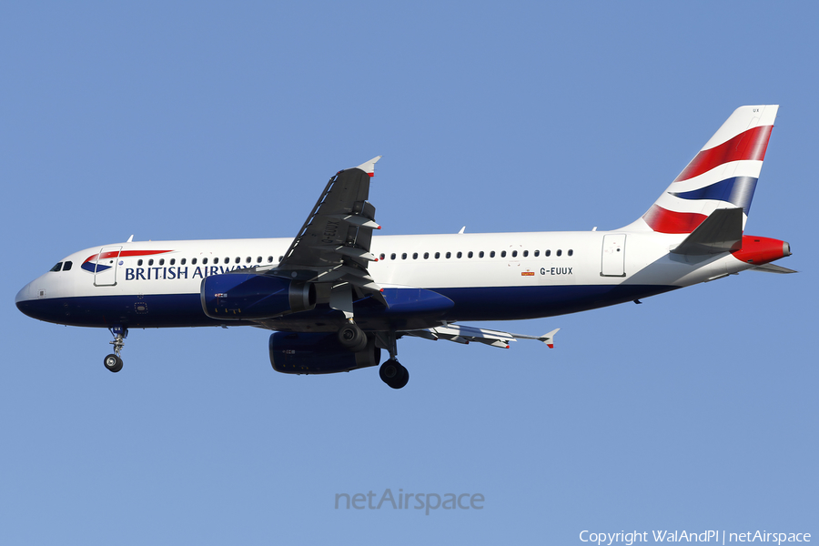 British Airways Airbus A320-232 (G-EUUX) | Photo 600730