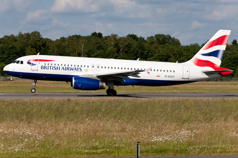 British Airways Airbus A320-232 (G-EUUY) at  Hamburg - Fuhlsbuettel (Helmut Schmidt), Germany