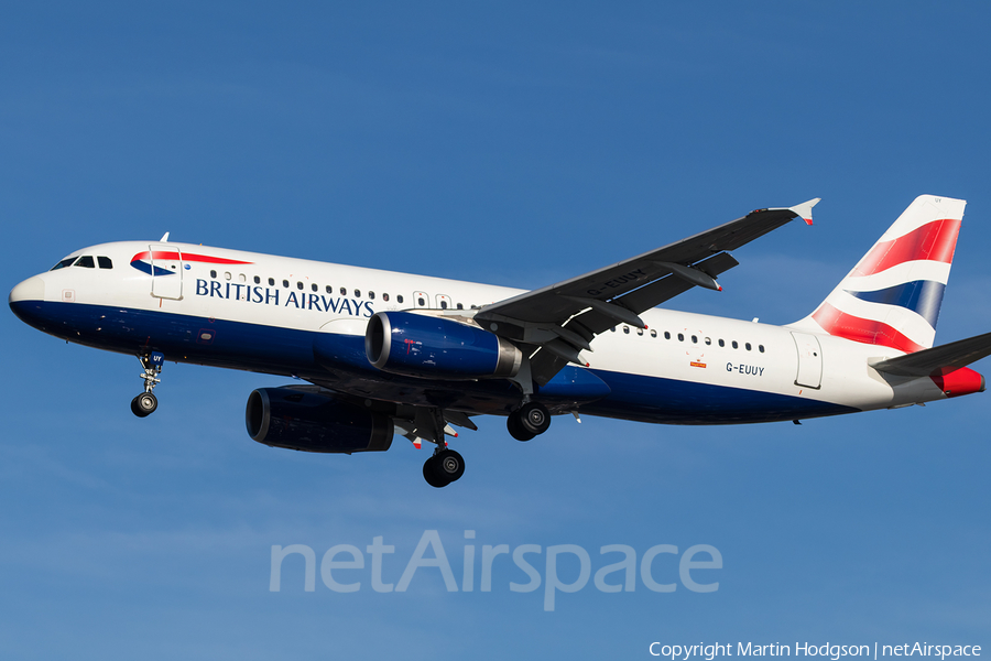 British Airways Airbus A320-232 (G-EUUY) | Photo 130240