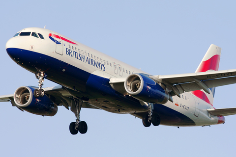 British Airways Airbus A320-232 (G-EUUY) at  London - Heathrow, United Kingdom