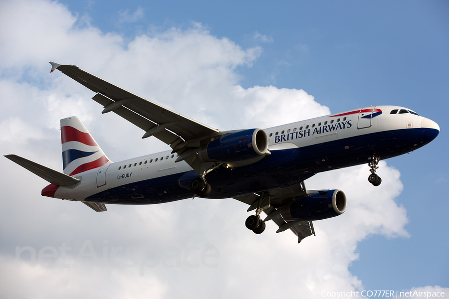 British Airways Airbus A320-232 (G-EUUY) | Photo 52749