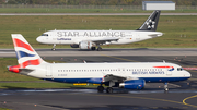 British Airways Airbus A320-232 (G-EUUZ) at  Dusseldorf - International, Germany