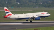 British Airways Airbus A320-232 (G-EUUZ) at  Dusseldorf - International, Germany