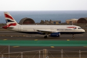 British Airways Airbus A320-232 (G-EUUZ) at  Gran Canaria, Spain