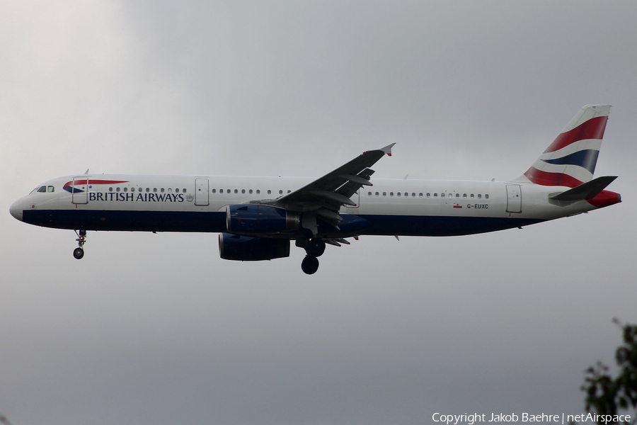 British Airways Airbus A321-231 (G-EUXC) | Photo 148482