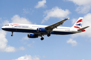 British Airways Airbus A321-231 (G-EUXC) at  London - Heathrow, United Kingdom