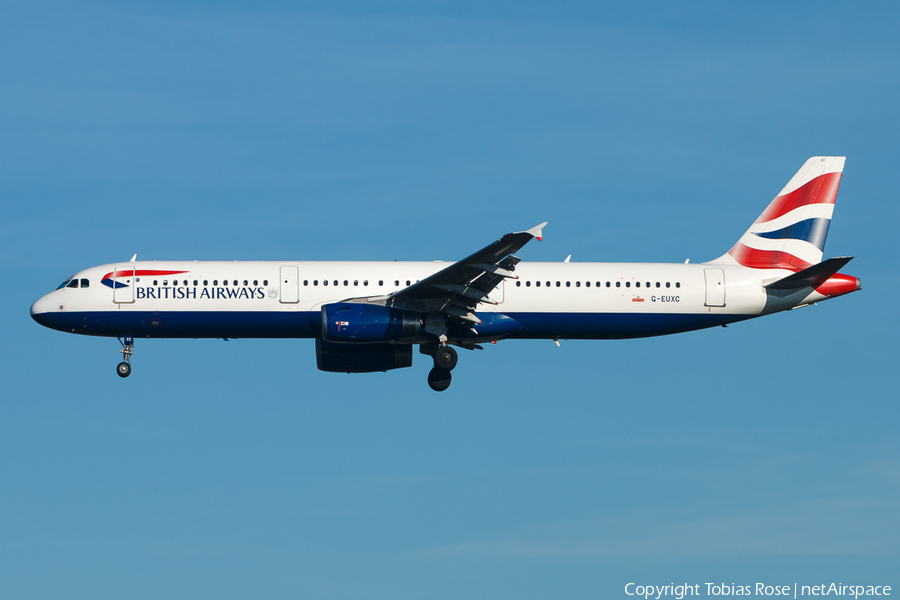 British Airways Airbus A321-231 (G-EUXC) | Photo 300849