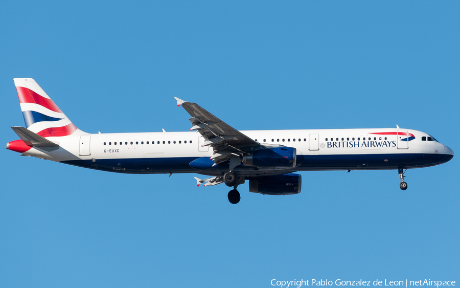 British Airways Airbus A321-231 (G-EUXC) | Photo 339935