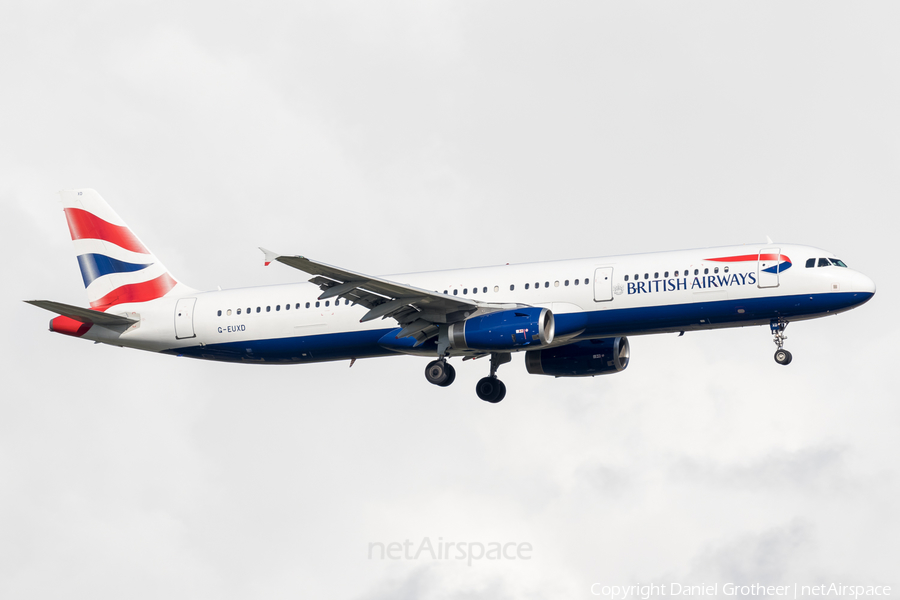 British Airways Airbus A321-231 (G-EUXD) | Photo 116075