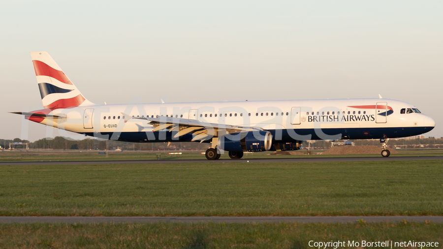 British Airways Airbus A321-231 (G-EUXD) | Photo 533331