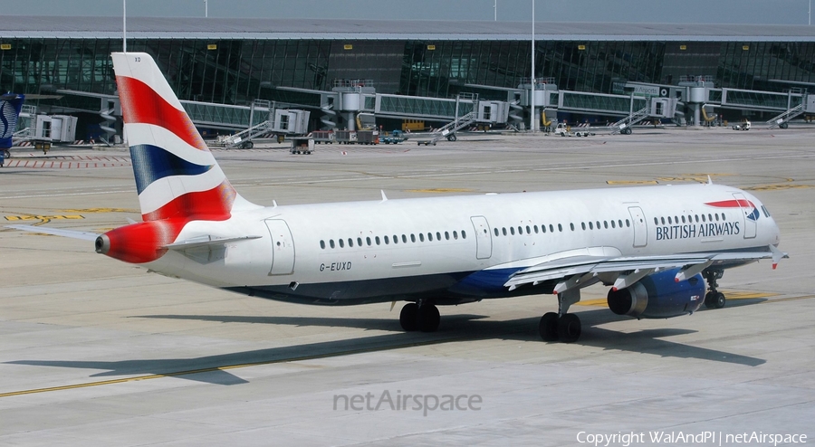 British Airways Airbus A321-231 (G-EUXD) | Photo 442501