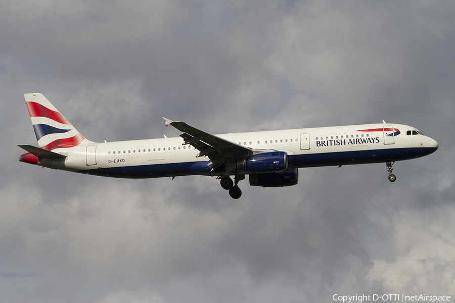 British Airways Airbus A321-231 (G-EUXD) | Photo 387885