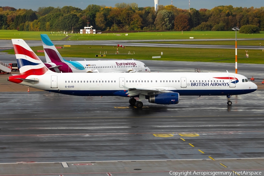 British Airways Airbus A321-231 (G-EUXD) | Photo 393872