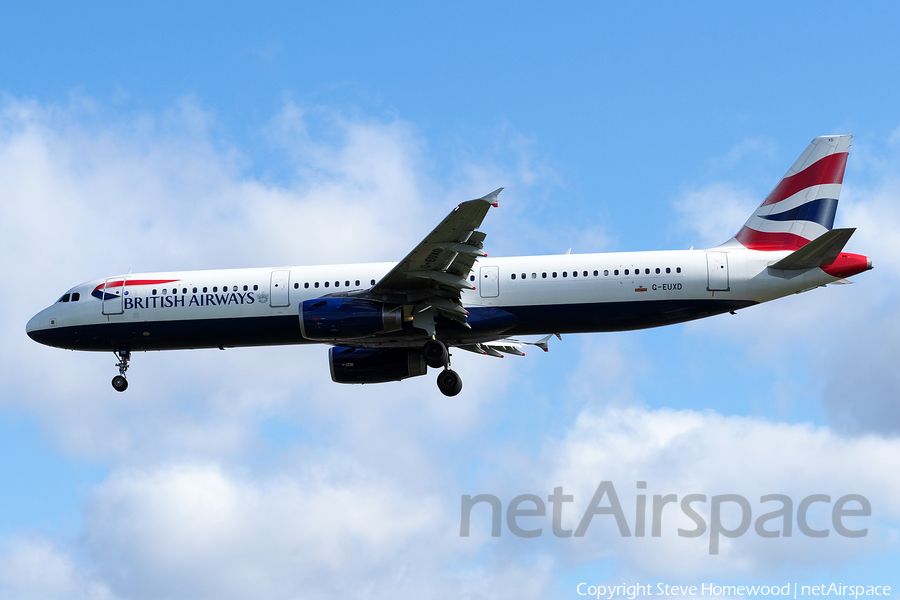 British Airways Airbus A321-231 (G-EUXD) | Photo 172628