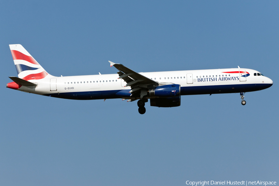 British Airways Airbus A321-231 (G-EUXD) | Photo 496670