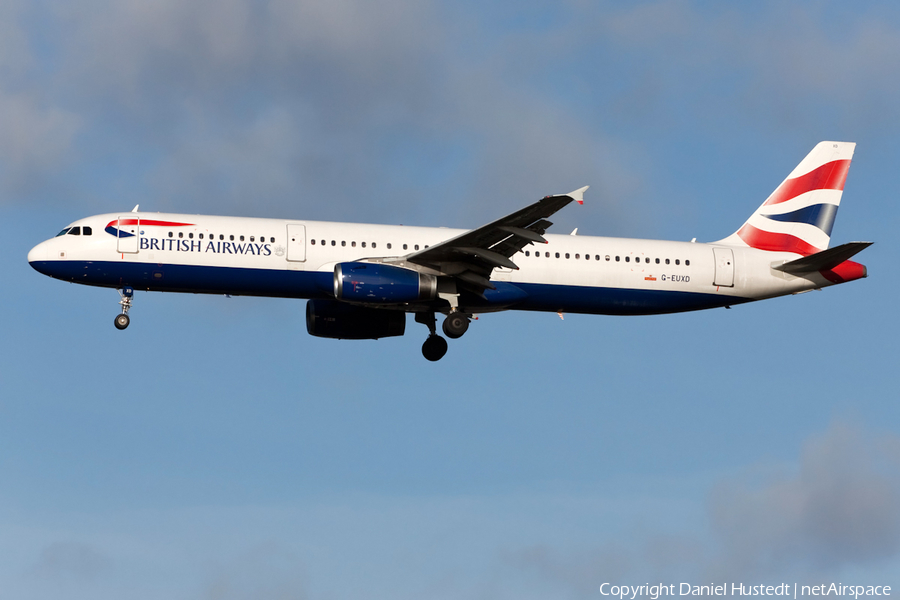 British Airways Airbus A321-231 (G-EUXD) | Photo 656763