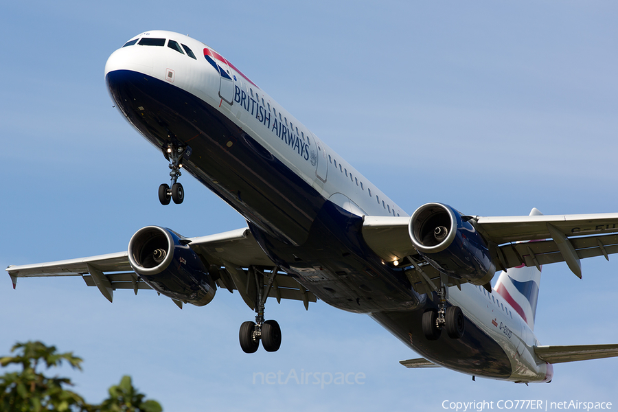 British Airways Airbus A321-231 (G-EUXD) | Photo 80736