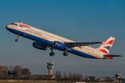 British Airways Airbus A321-231 (G-EUXE) at  Dublin, Ireland