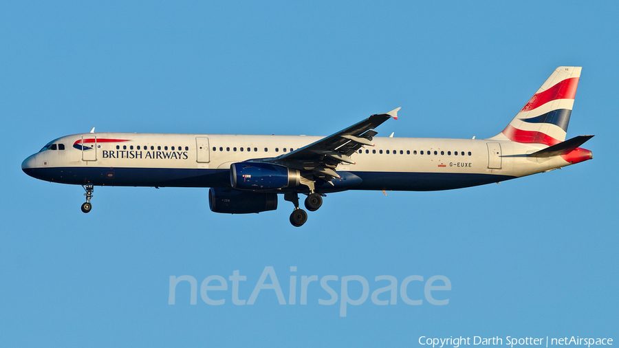 British Airways Airbus A321-231 (G-EUXE) | Photo 259659