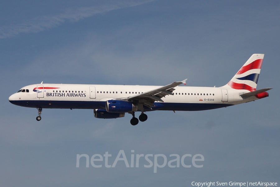 British Airways Airbus A321-231 (G-EUXE) | Photo 170115