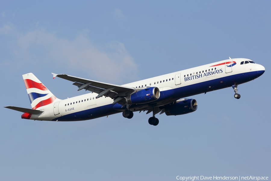 British Airways Airbus A321-231 (G-EUXE) | Photo 128379