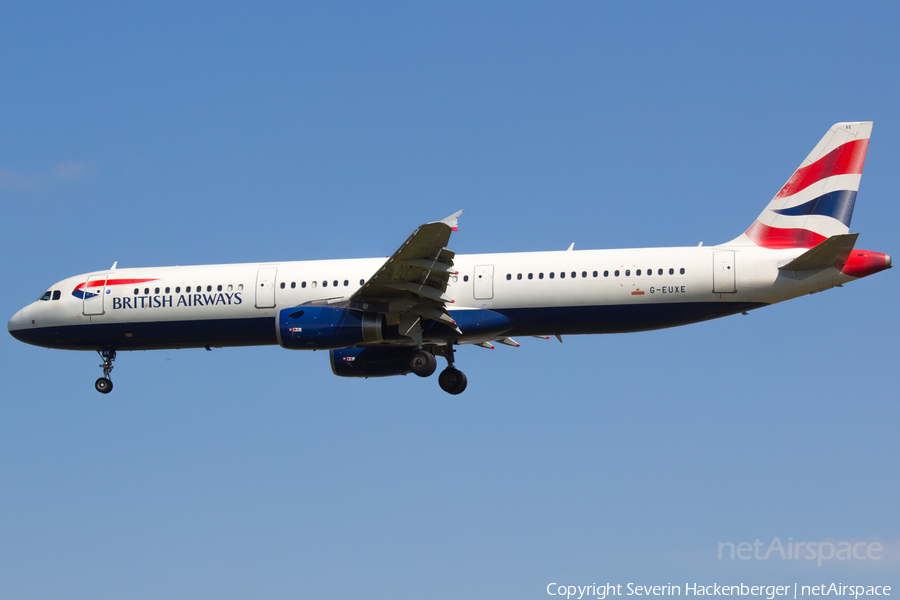 British Airways Airbus A321-231 (G-EUXE) | Photo 205169