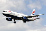 British Airways Airbus A321-231 (G-EUXE) at  London - Heathrow, United Kingdom