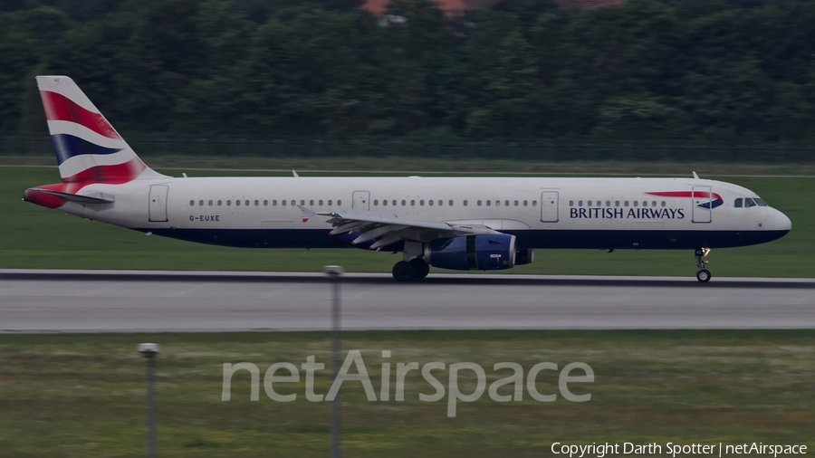 British Airways Airbus A321-231 (G-EUXE) | Photo 229727