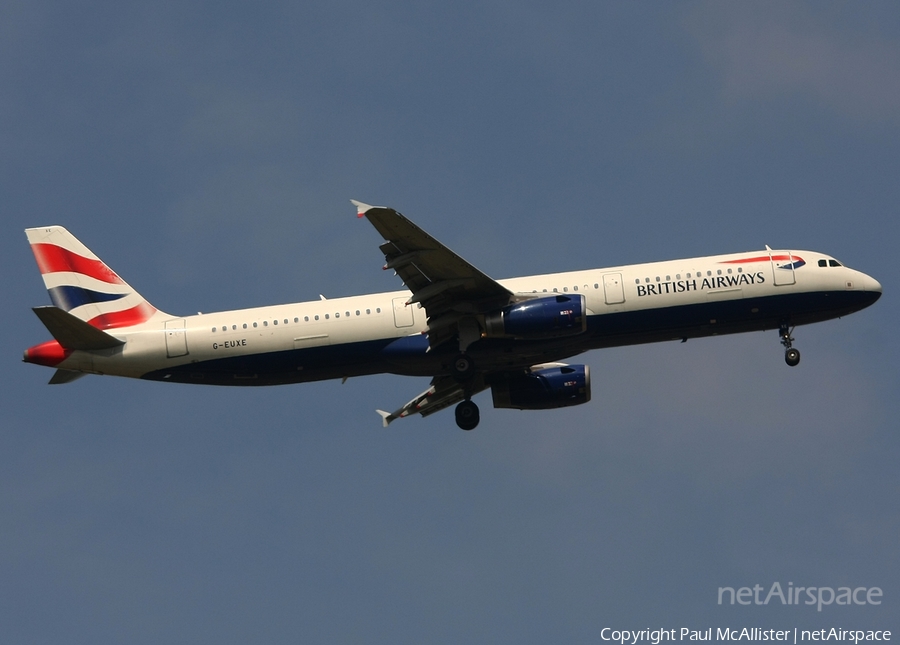 British Airways Airbus A321-231 (G-EUXE) | Photo 35340