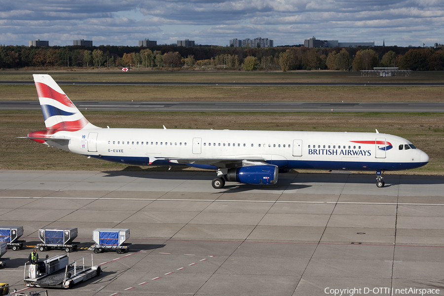 British Airways Airbus A321-231 (G-EUXE) | Photo 396727