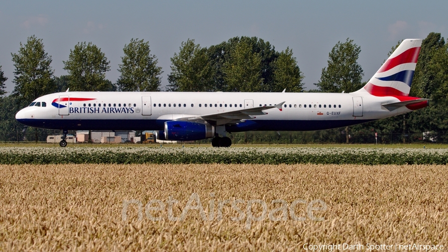 British Airways Airbus A321-231 (G-EUXF) | Photo 236408