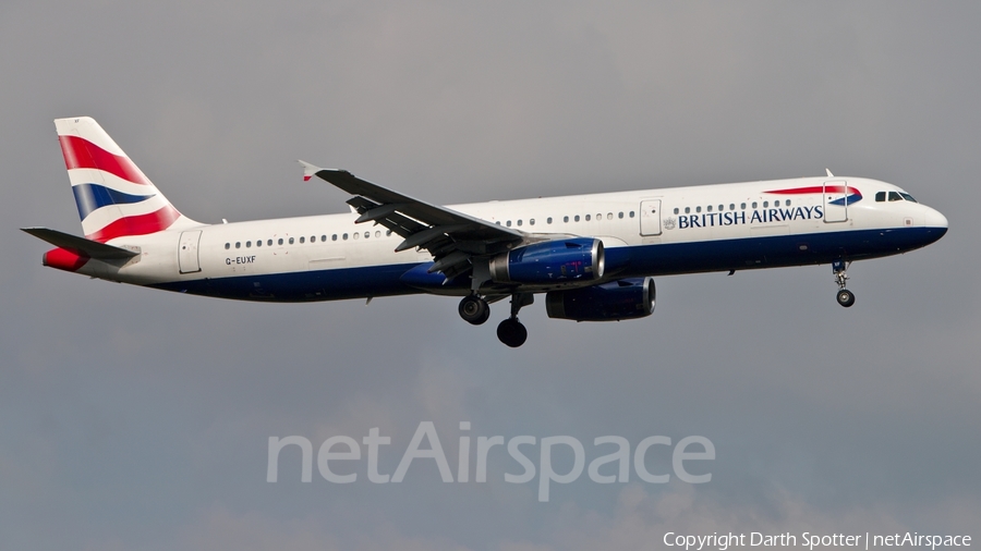 British Airways Airbus A321-231 (G-EUXF) | Photo 182140