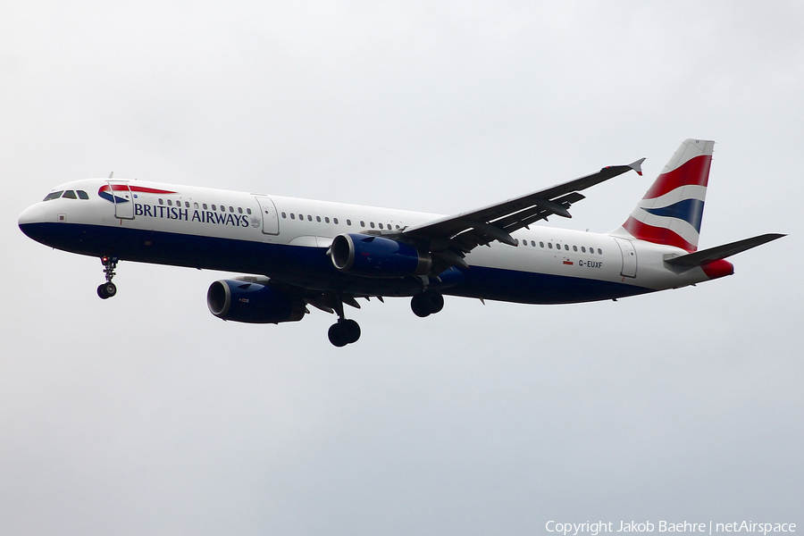 British Airways Airbus A321-231 (G-EUXF) | Photo 183724