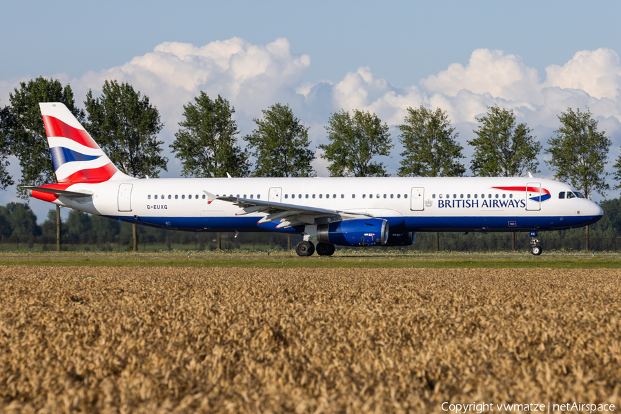 British Airways Airbus A321-231 (G-EUXG) | Photo 581385