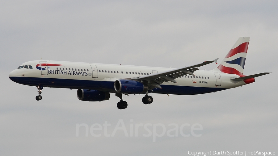 British Airways Airbus A321-231 (G-EUXG) | Photo 212091