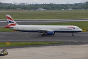 British Airways Airbus A321-231 (G-EUXG) at  Dusseldorf - International, Germany