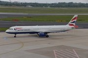 British Airways Airbus A321-231 (G-EUXG) at  Dusseldorf - International, Germany