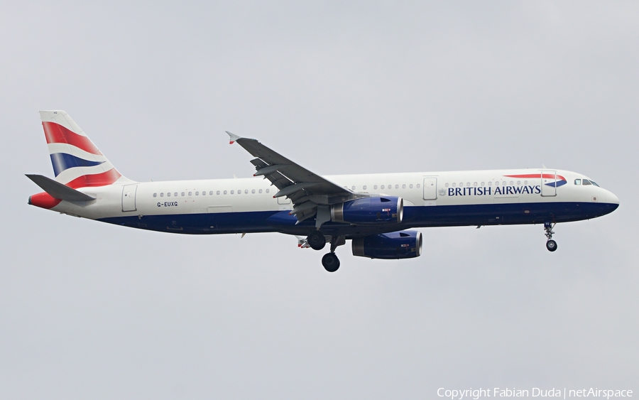 British Airways Airbus A321-231 (G-EUXG) | Photo 312409