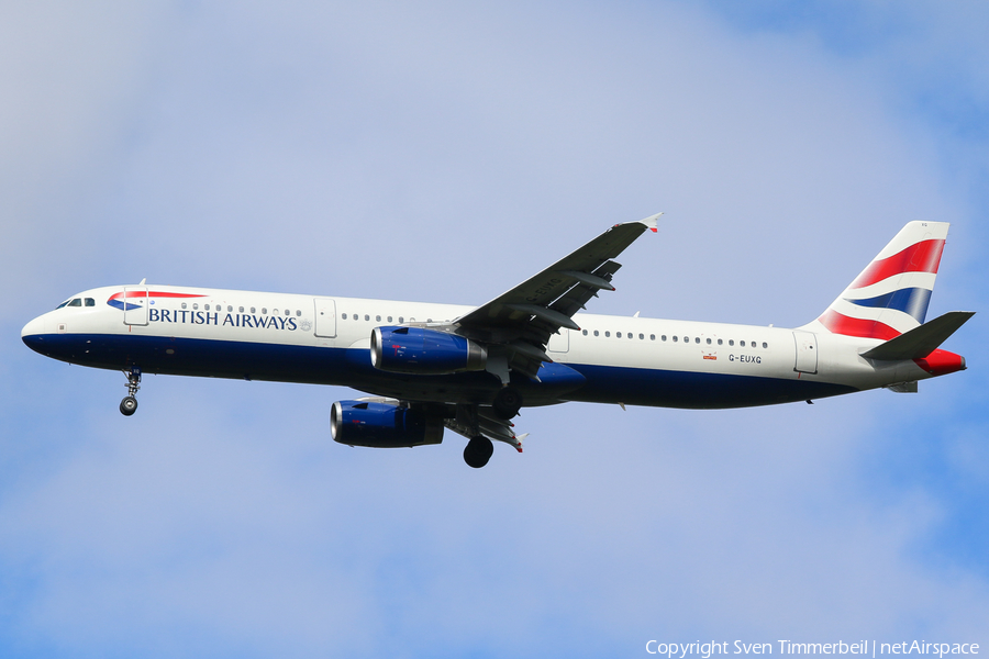 British Airways Airbus A321-231 (G-EUXG) | Photo 121315