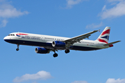 British Airways Airbus A321-231 (G-EUXG) at  London - Heathrow, United Kingdom