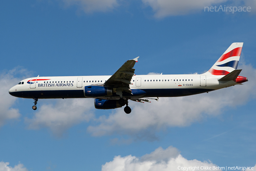 British Airways Airbus A321-231 (G-EUXG) | Photo 41783