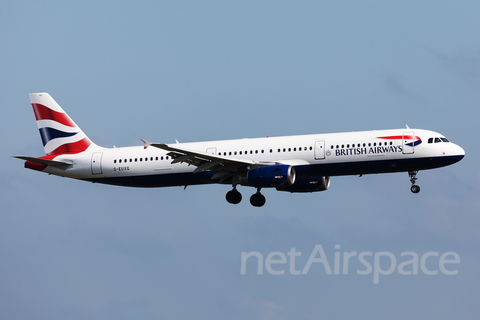 British Airways Airbus A321-231 (G-EUXG) at  London - Heathrow, United Kingdom