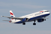 British Airways Airbus A321-231 (G-EUXG) at  Warsaw - Frederic Chopin International, Poland