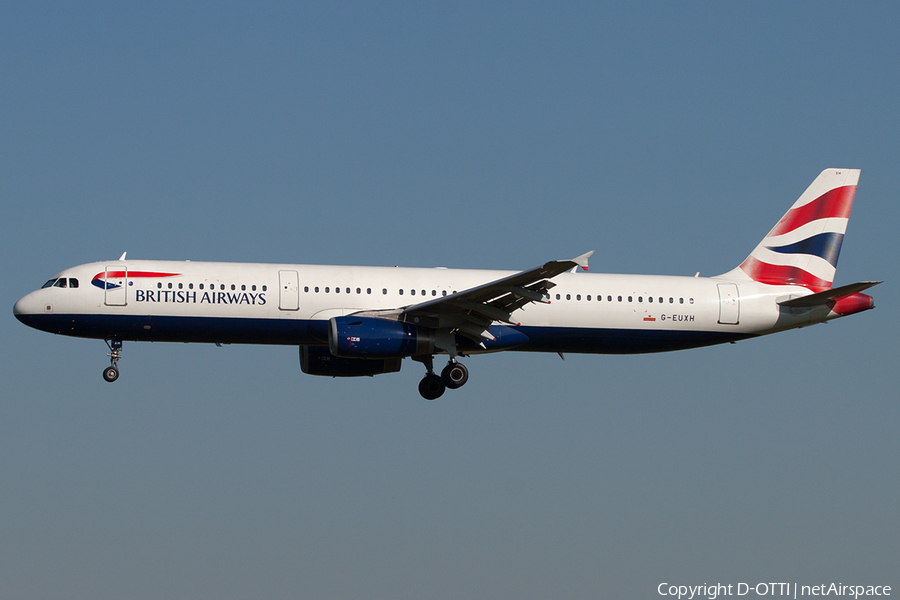 British Airways Airbus A321-231 (G-EUXH) | Photo 199847