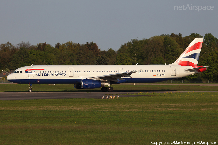British Airways Airbus A321-231 (G-EUXH) | Photo 38771